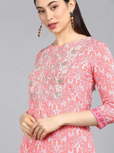 Cotton Printed Kurta Pant Dupatta Set-VKSKD1168E